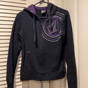 Black/Purple Volcom Hoodie